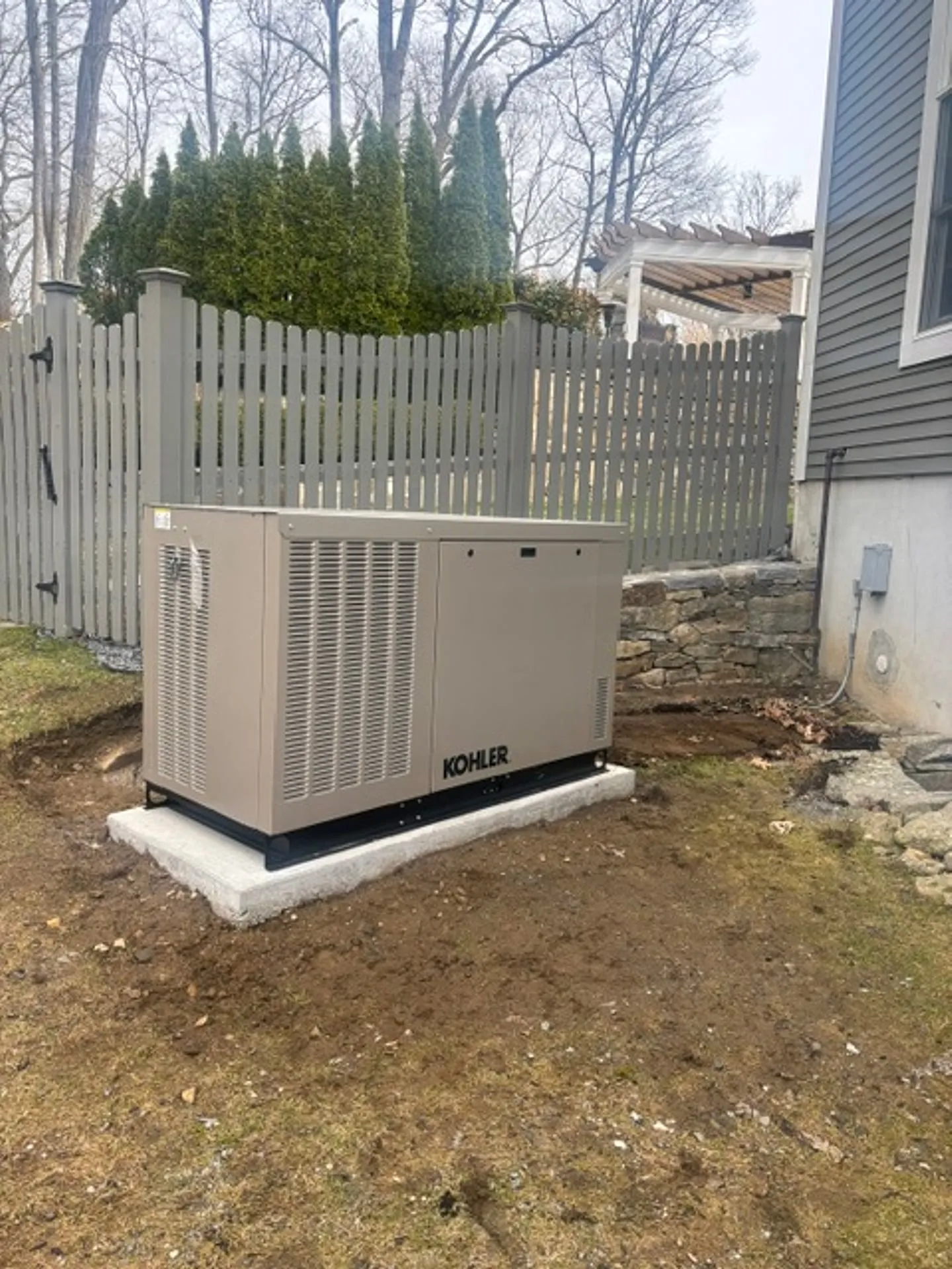 Standby generator installed at a Westchester County home
